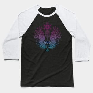 Angel Number 666 Sacred Geometry Baseball T-Shirt